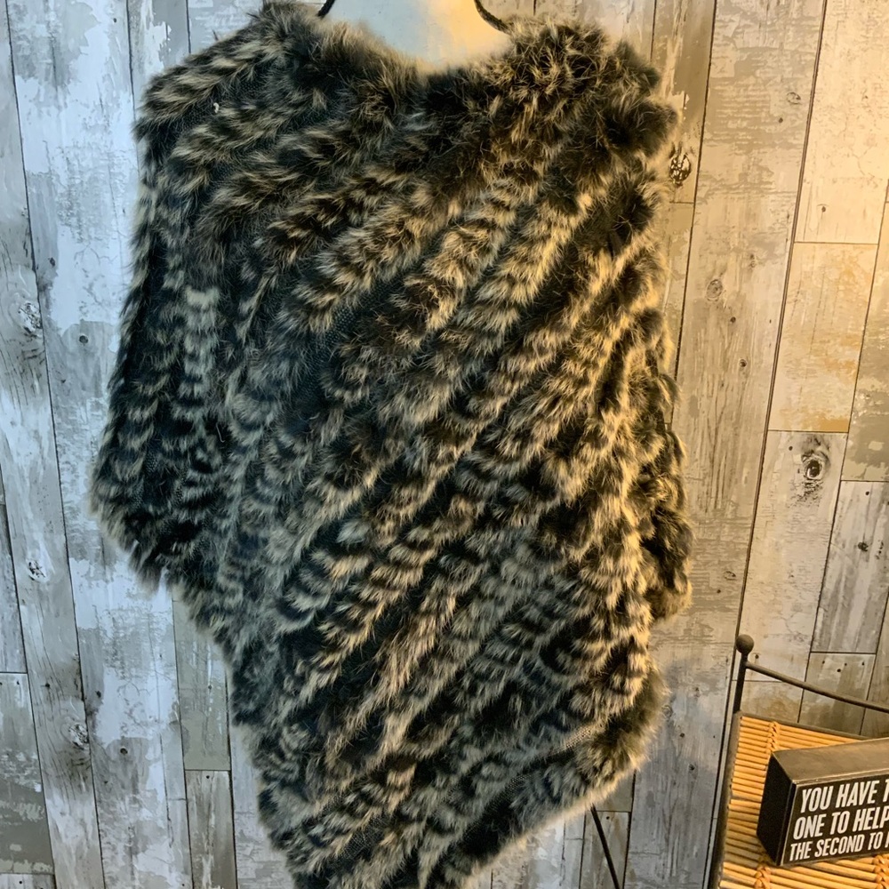 Luxurious Fur Shawls. Two colors available. Unsure of fur type.